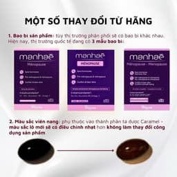 Manhaé Ménopause – giảm bốc hỏa, ngủ ngon, cân bằng nội tiết tự nhiên, an toàn 🌸 Hộp 30 Viên 6