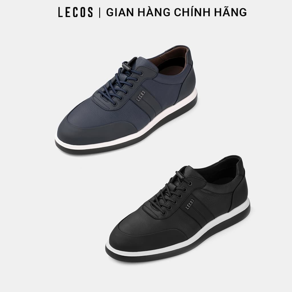 Giày Sneaker Nam LECOS LG51 Da Bò Thật Tôn Dáng Nam Tính đi Chơi