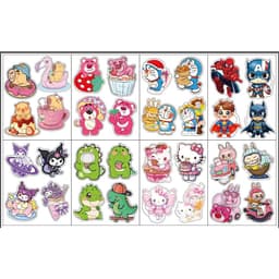 Set 100c Cài Kẹo Mút In 2 Mặt Theo Chủ Đề & Mix - Giấy Bọc Thẻ Cài Kẹo Mút Dễ Thương Lm Quà Tặng 1/6 Trung Thu 20/10 8/3 3