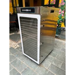 Tủ Sấy Thực Phẩm 20 Khay Vuông 30×35cm – Điều Chỉnh Nhiệt, Có Hẹn Giờ –Sấy 20–25kg/mẻ- inox cao cấp 4