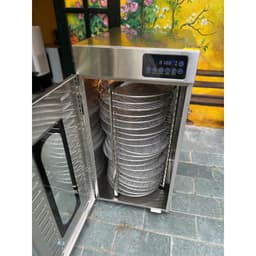 Tủ Sấy Thực Phẩm 20 Khay Tròn Xoay Điều Chỉnh Nhiệt độ, Có HG Năng Suất 20–25kg/mẻ-cơ chế khay xoay 5