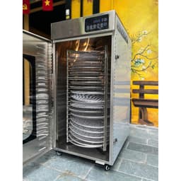 Tủ Sấy Thực Phẩm 20 Khay Tròn Xoay Điều Chỉnh Nhiệt độ, Có HG Năng Suất 20–25kg/mẻ-cơ chế khay xoay 3