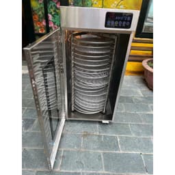 Tủ Sấy Thực Phẩm 20 Khay Tròn Xoay Điều Chỉnh Nhiệt độ, Có HG Năng Suất 20–25kg/mẻ-cơ chế khay xoay 4