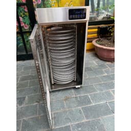 Tủ Sấy Thực Phẩm 20 Khay Tròn Xoay Điều Chỉnh Nhiệt độ, Có HG Năng Suất 20–25kg/mẻ-cơ chế khay xoay 2