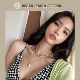 Vòng Cổ Nữ Vintage Mặt Vỏ Sò Vàng Gold - Quà Tặng Vibe Ocean Charm, Dây Chuyền Cá Tính, Phong Cách Hàn Quốc 4