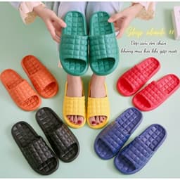 [ FREESHIP ] Combo 5 đôi dép đi trong nhà, văn phòng, khách sạn, dép EVA nam nữ siêu nhẹ êm ái 5
