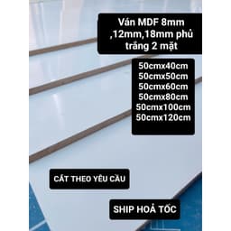 Ván MDF 8mm,12mm,18mm  phu trang 2 mat  lam kệ , decor, phông nền chụp ảnh,kệ , mặt bàn,…… CẮT THEO YÊU CẦU 1