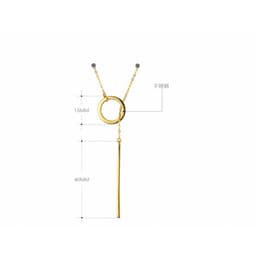[Sẵn] Dây Chuyền Vòng Cổ Hợp Kim Vàng Ocean Charm Mặt Chữ Y - Phụ Kiện Trang Sức Thời Trang 8