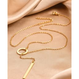 [Sẵn] Dây Chuyền Vòng Cổ Hợp Kim Vàng Ocean Charm Mặt Chữ Y - Phụ Kiện Trang Sức Thời Trang 6