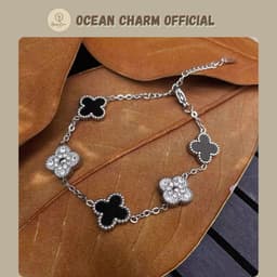 [Sẵn Ocean Charm] Vòng Tay Titan Cỏ Bốn Lá - Phụ Kiện Trang Sức Vòng Tay & Lắc Tay Thời Trang 2