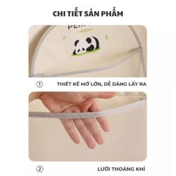 Túi lưới 3 tầng đựng đồ lót, tất vớ, túi lưới đựng đồ đa năng, có móc treo tủ quần áo,đồ dùng cá nhân gọn gàng,nlst2 8