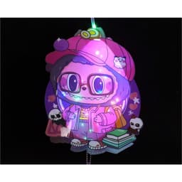 [Có đèn Led] Đèn Lồng đèn Trung Thu  2 mảnh Hình Labu.buu Dễ Thương 9