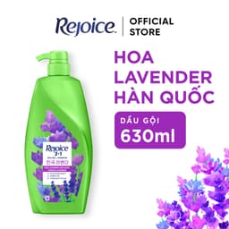 [KOL] Dầu Gội REJOICE Thơm Mềm Mượt Hương Lavender/ Jeju/ Siêu Mượt/ 3 in 1/ Hàn Quốc Chai 630ML 3