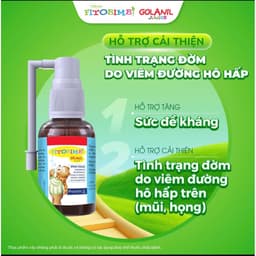 Golanil Junior – Xịt họng dịu nhẹ, giảm đau rát, bảo vệ niêm mạc, bé yêu thoải mái ăn uống và nói cười! 1
