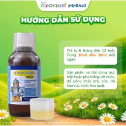 tPBVSK. Fitobimbi Immuno – Bé khỏe mạnh, đề kháng vững vàng, ít ốm vặt, tự tin khám phá thế giới mỗi ngày! 3