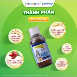 tPBVSK. Fitobimbi Immuno – Bé khỏe mạnh, đề kháng vững vàng, ít ốm vặt, tự tin khám phá thế giới mỗi ngày! 2