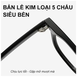 Gọng kính cận thời trang nữ  NARO EYEWEAR dáng vuông thời trang phù hợp mọi khuôn mặt 8623 7