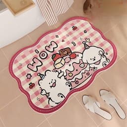 VINBEO Thảm Lau Chân Hình Capybara Kích Thước 40-60cm Chất Liệu Nỉ Lông T&P - Hàng Hot! ANHI002 5