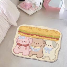 VINBEO Thảm Lau Chân Hình Capybara Kích Thước 40-60cm Chất Liệu Nỉ Lông T&P - Hàng Hot! ANHI002 7