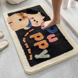 VINBEO Thảm Lau Chân Hình Capybara Kích Thước 40-60cm Chất Liệu Nỉ Lông T&P - Hàng Hot! ANHI002 8