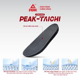 Dép SANDALS Clogs PEAK - Công Nghệ Đế TAICHI Êm Ái, Đàn Hồi, Thoáng Khí, Tiện Lợi ET52391L ET42811L 6