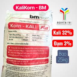 Phân bón KaliKorn - BM Korn Kali Plus bao 25kg (Kali 32%, Đạm 3%) - Giúp cây ra hoa,  tăng năng suất 1