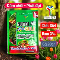 Phân bón Nutri Gold GA4 - Kích thích đâm chồi, phát đọt, lá xanh dày, tăng kích thước trái 2