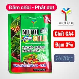 Phân bón Nutri Gold GA4 - Kích thích đâm chồi, phát đọt, lá xanh dày, tăng kích thước trái 1
