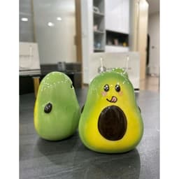 Heo sứ, lợn tiết kiệm lỗ tròn hình trái bơ cao 17cm 🥑🥑🥑 2