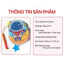 Lồng đèn trung thu DIY phát nhạc cỡ lớn, có đèn và âm thanh vui nhộn, hình siêu nhân nhện kitty pony 4