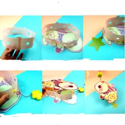 Lồng đèn trung thu DIY cao cấp mẫu mới có đèn và nhạc, hình siêu nhân nhện sắt kitty pony UFO peppa 4