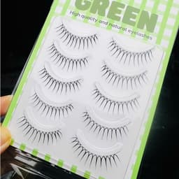 Mi Giả Hàn Quốc F16 Tự Nhiên Độ Dài 8-10mm Green Thủy Mi 5