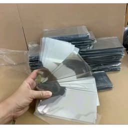 Túi 100 Miếng Mika Cứng Size 16x7cm Mica Cuộn Tiền, Cuộn Thành Bánh Lý Tưởng Cho Dự Án Handmade Chất Liệu PE Cứng Cáp 5