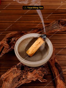 Gỗ Palo Santo Thanh tẩy, Gỗ Trắc Xanh làm sạch không gian, thu hút tài lộc Tarot Đồng Tâm 2