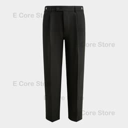 (Có BigSize) Quần Âu Nam Sidetab Vải Chéo Hàn Điều Chỉnh Độ Rộng Vòng Eo Form Dáng Baggy Phong Cách Hàn Quốc Co Giãn 2