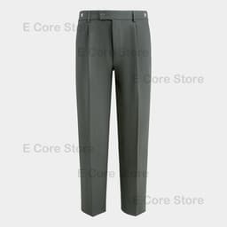 (Có BigSize) Quần Âu Nam Sidetab Vải Chéo Hàn Điều Chỉnh Độ Rộng Vòng Eo Form Dáng Baggy Phong Cách Hàn Quốc Co Giãn 5