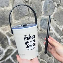Bình Đá XO 1L | Bình Đá Mini  – Thiết Kế 2 Lớp – Ly Giữ Nhiệt Cao Cấp - Có Kèm Sẵn Ống Hút 4
