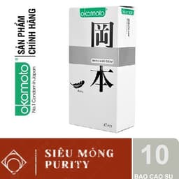 Bao cao su OKAMOTO Purity Skinlessn Nhật bản - Hộp 10 cái 2