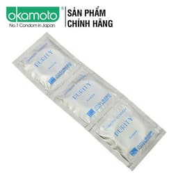 Bao cao su OKAMOTO Purity Skinlessn Nhật bản - Hộp 10 cái 4