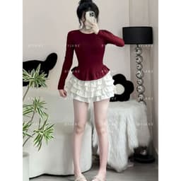 [XẢ KHO] Áo Thun Nữ Ôm Body Viền Bèo Chất Thun Mịn BYJANE - 851 4