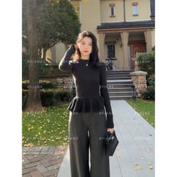 [XẢ KHO] Áo Thun Nữ Ôm Body Viền Bèo Chất Thun Mịn BYJANE - 851 5