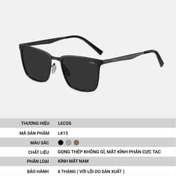 Kính Mắt Tròn Retro LECOS LK15 Chống Tia Uv400 Chống Chói đi Nắng 4