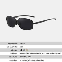 Kính Mắt Tròn Retro LECOS LK1 Gọng Đồng Bền Chắc Thời Trang Ngoài Trời 3
