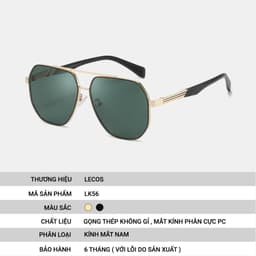 [4-25/9 TẶNG QUÀ TRUNG THU 599K] Kính Mắt Tròn Retro LECOS LK56 Gọng Thép Không Gỉ đi Làm Gặp Đối Tác 3