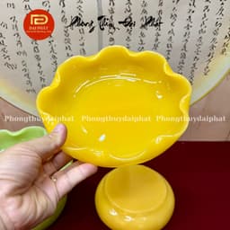 Bát thả hoa cao cấp ĐẠI PHÁT, Bát Thả Hoa Minh Đường Tụ Thủy Đá Onix Hàng Cao Cấp 2
