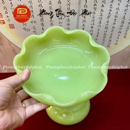 Bát thả hoa cao cấp ĐẠI PHÁT, Bát Thả Hoa Minh Đường Tụ Thủy Đá Onix Hàng Cao Cấp 3