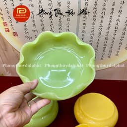 Bát thả hoa cao cấp ĐẠI PHÁT, Bát Thả Hoa Minh Đường Tụ Thủy Đá Onix Hàng Cao Cấp 9