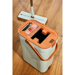 Cây lau nhà tách nước bẩn thông minh cây lau nhà tự vắt kaiyo bàn xoay 360 độ kèm 1 bông lau 4