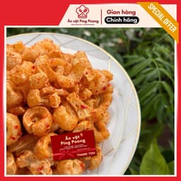 Da Heo Cuộn Tỏi, Bì Heo Cuộn Tỏi Hũ 250G, Sấy Giòn Sấy Tách Dầu | Ăn Liền Vị Mắm Tỏi Đậm Đà 7