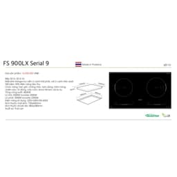 Bếp từ đôi Faster FS 900LX Serial 9 (New Model 2025) | Bếp từ âm 900LX Serial 9 | BH 3 Năm 9